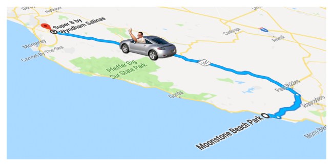 Moonstone Beach to Salinas